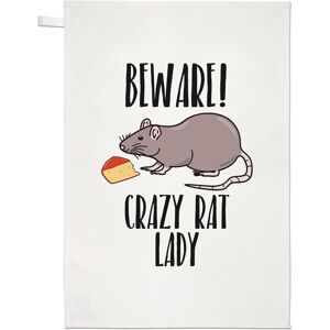 Gift Base Avertir Folle De Rat Serviette De Thé Chiffon À Vaisselle - Drôle - Publicité Gift Base Avertir Folle De Rat Serviette De Thé Chiffon À Vaisselle - Drôle - Publicité