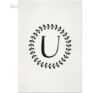 Gift Base Lettre U Couronne Florale Alphabet Serviette À Thé Chiffon À Vaisselle - Fleurs - Publicité Gift Base Lettre U Couronne Florale Alphabet Serviette À Thé Chiffon À Vaisselle - Fleurs - Publicité