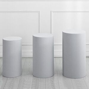 Uxcell Pour Set De 3 Housses Cylindriques En Spandex, Grises, Tissu Élastique - Petit - Publicité Uxcell Pour Set De 3 Housses Cylindriques En Spandex, Grises, Tissu Élastique - Petit - Publicité
