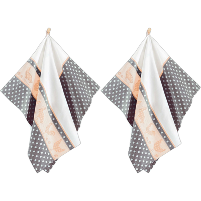 Zwoltex Folk Ensemble De Cuisine En Coton, 2 Pièces, Marron, 50 X 70 Cm - Publicité Zwoltex Folk Ensemble De Cuisine En Coton, 2 Pièces, Marron, 50 X 70 Cm - Publicité
