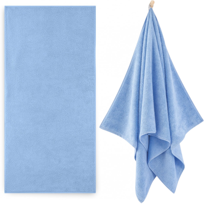 Serviette De Bain Zwoltex Kiwi2 En Coton Égyptien Épais, Bleue, 500 G, 70 X 140 - Publicité Serviette De Bain Zwoltex Kiwi2 En Coton Égyptien Épais, Bleue, 500 G, 70 X 140 - Publicité