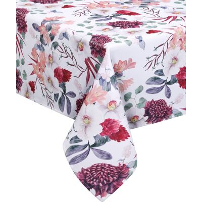 Sans Marque Nappe 140x220 Cm, Motif Floral Printanier - Publicité Sans Marque Nappe 140x220 Cm, Motif Floral Printanier - Publicité