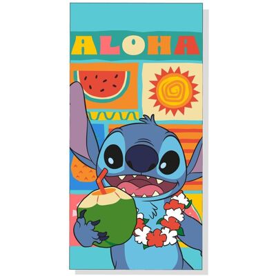 Serviette De Plage En Microfibre Disney Stitch Disney - Publicité Serviette De Plage En Microfibre Disney Stitch Disney - Publicité