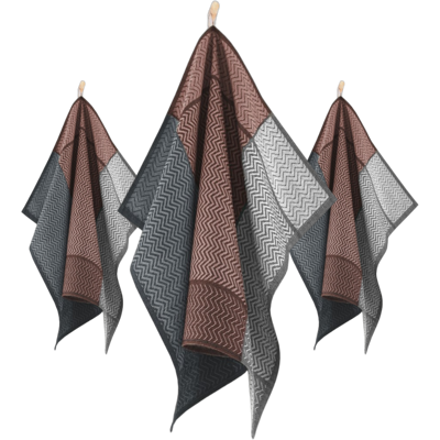 Zwoltex Pure, Lot De 3 Torchons De Cuisine Roses 50x70 - Publicité Zwoltex Pure, Lot De 3 Torchons De Cuisine Roses 50x70 - Publicité