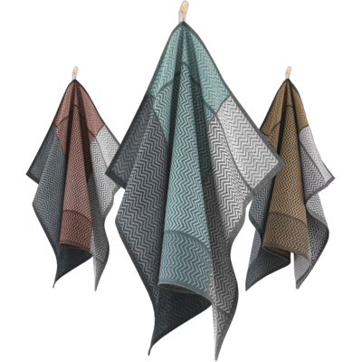 Zwoltex Pure, Lot De 3 Torchons De Cuisine Multicolores 50x70 - Publicité Zwoltex Pure, Lot De 3 Torchons De Cuisine Multicolores 50x70 - Publicité