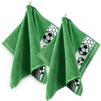 Serviette De Bain Zwoltex Ball En Coton Égyptien Vert 400 G 30 X 50 Cm X 2 - Publicité Serviette De Bain Zwoltex Ball En Coton Égyptien Vert 400 G 30 X 50 Cm X 2 - Publicité