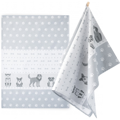 Torchon De Cuisine En Coton Zwoltex Aleks, Gris, 240 G, 50 X 70 Cm - Publicité Torchon De Cuisine En Coton Zwoltex Aleks, Gris, 240 G, 50 X 70 Cm - Publicité