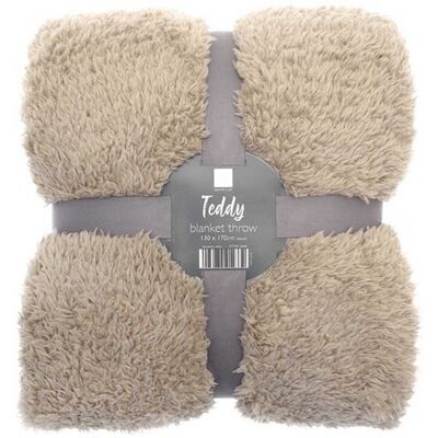 Pertemba FR - Home Ribbon Teddy Fleece Couverture - Couverture - Publicité Pertemba FR - Home Ribbon Teddy Fleece Couverture - Couverture - Publicité