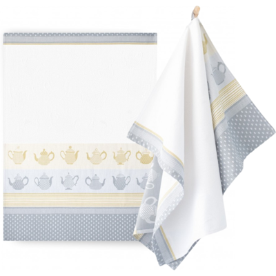 Torchon De Cuisine En Coton Zwoltex Cejlon2, Gris, 240 G, 50 X 70 Cm - Publicité Torchon De Cuisine En Coton Zwoltex Cejlon2, Gris, 240 G, 50 X 70 Cm - Publicité
