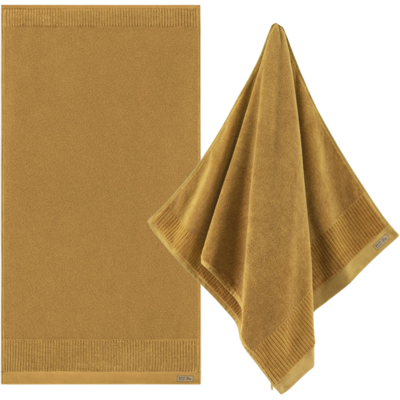 Serviette De Toilette Zwoltex Porto En Coton D'Épaisseur Moyenne, Couleur Or, 60 - Publicité Serviette De Toilette Zwoltex Porto En Coton D'Épaisseur Moyenne, Couleur Or, 60 - Publicité