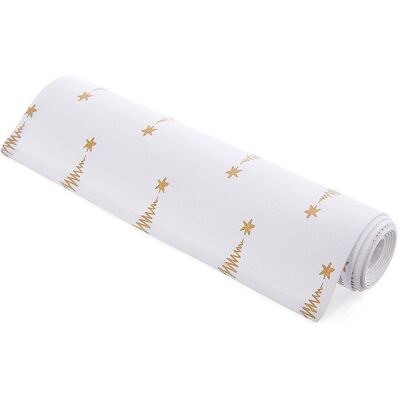 Sans Marque Chemin De Table En Coton Sapin De Noël 130x32 Cm - Publicité Sans Marque Chemin De Table En Coton Sapin De Noël 130x32 Cm - Publicité