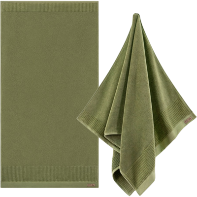 Serviette De Toilette Zwoltex Porto, Petite, En Coton Épais Vert, 600 G, 50 X 10 - Publicité Serviette De Toilette Zwoltex Porto, Petite, En Coton Épais Vert, 600 G, 50 X 10 - Publicité