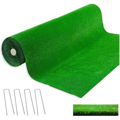 Arrediamo Insieme S.R.L. Tapis D’herbe Synthétique Rouleau 2 X 6 M Avec 4 Cales 7 Mm Vert - Publicité Arrediamo Insieme S.R.L. Tapis D’herbe Synthétique Rouleau 2 X 6 M Avec 4 Cales 7 Mm Vert - Publicité