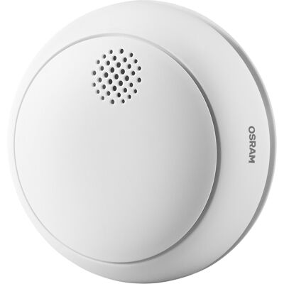 Osram Smart+ Wifi Détecteur De Fumée, Ip20, Plastique, 86 mm, Blanc - Publicité Osram Smart+ Wifi Détecteur De Fumée, Ip20, Plastique, 86 mm, Blanc - Publicité
