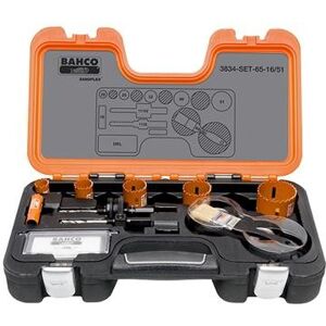 Set De Scies Cloche Bi-Métal Professionnel Bahco Tailles 16-51mm Bahhsset1651 - Publicité Set De Scies Cloche Bi-Métal Professionnel Bahco Tailles 16-51mm Bahhsset1651 - Publicité