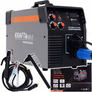 Kraft Dele Kd1884 Soudeur Inverter Mig/mag/mma/tig 250a 230v Igbt 4 En 1 - Publicité Kraft Dele Kd1884 Soudeur Inverter Mig/mag/mma/tig 250a 230v Igbt 4 En 1 - Publicité