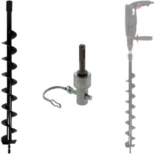 Gt Market Mèche De Tarière Ø 80 Mm Avec Adaptateur Pour Perceuse Et Perforateur Sds-Plus - Publicité Gt Market Mèche De Tarière Ø 80 Mm Avec Adaptateur Pour Perceuse Et Perforateur Sds-Plus - Publicité