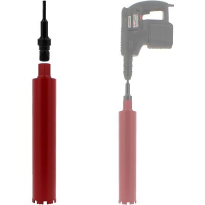 Gt Market Couronne Diamant Ø 83 Mm Avec Adaptateur Pour Perceuse Et Perforateur Sds-Plus - Publicité Gt Market Couronne Diamant Ø 83 Mm Avec Adaptateur Pour Perceuse Et Perforateur Sds-Plus - Publicité