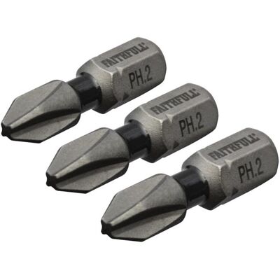 Faithfull Faithfull Phillips Impact Tournevis à Impact PH2 x 25mm - Tournevis Impact - Publicité Faithfull Faithfull Phillips Impact Tournevis à Impact PH2 x 25mm - Tournevis Impact - Publicité