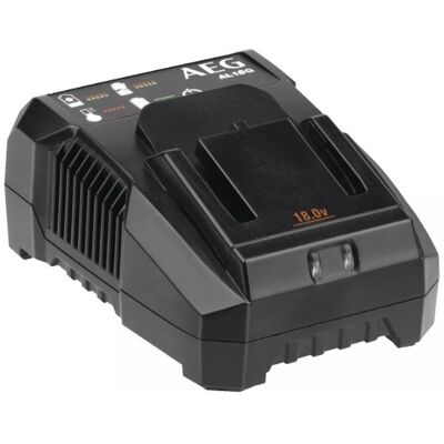 Chargeur de batterie AEG 18V Li-ion - Batterie et Chargeur - Publicité Chargeur de batterie AEG 18V Li-ion - Batterie et Chargeur - Publicité