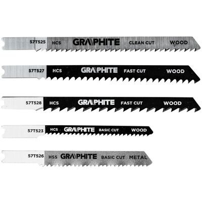 Sans Marque Jeu De Lames De Scie Sauteuse, 6 Tpi, 8 Tpi, 10 Tpi, 12 Tpi, Hcs, Tige En U, 5 P - Publicité Sans Marque Jeu De Lames De Scie Sauteuse, 6 Tpi, 8 Tpi, 10 Tpi, 12 Tpi, Hcs, Tige En U, 5 P - Publicité
