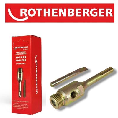 Adaptateur Rothenberger Sds Plus 1/2' Bsp Pour Perceuse À Cœur Diamant 89014 - Publicité Adaptateur Rothenberger Sds Plus 1/2' Bsp Pour Perceuse À Cœur Diamant 89014 - Publicité
