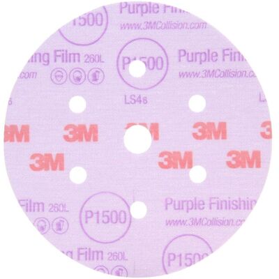 Disque Abrasif, Finition Violet, 260l, 75 Mm, Non Perforé, X50 (30369) - 3m - Publicité Disque Abrasif, Finition Violet, 260l, 75 Mm, Non Perforé, X50 (30369) - 3m - Publicité