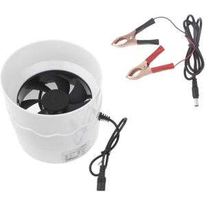 Eurowagens Ventilateur D'Extraction De Flux D'Aération De 12v 4,3 Pouces Pour Tuyau Inline - Publicité Eurowagens Ventilateur D'Extraction De Flux D'Aération De 12v 4,3 Pouces Pour Tuyau Inline - Publicité