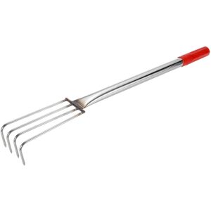 Uxcell 4 Dent Jardin Griffe Râteau, 12,6 Pouces Râteau Caoutchouc Poignée Pour Jardin - Publicité Uxcell 4 Dent Jardin Griffe Râteau, 12,6 Pouces Râteau Caoutchouc Poignée Pour Jardin - Publicité
