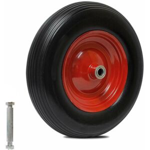 Outile Roue Pneu De Brouette Increvable Jante 3.50-6 Charge Max 260kg + Axe Ø 20mm - Publicité Outile Roue Pneu De Brouette Increvable Jante 3.50-6 Charge Max 260kg + Axe Ø 20mm - Publicité