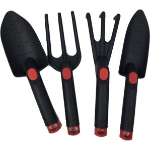 Eurowagens Ensemble De 4 Pièces Outils De Jardinage Multifonctionnels Râteau Pelle - Publicité Eurowagens Ensemble De 4 Pièces Outils De Jardinage Multifonctionnels Râteau Pelle - Publicité