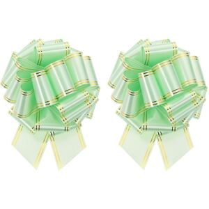Uxcell 2 Pcs Noeud À Tirer 14 Pouces Bordure Dorée Pour Voiture Vert Clair - Publicité Uxcell 2 Pcs Noeud À Tirer 14 Pouces Bordure Dorée Pour Voiture Vert Clair - Publicité