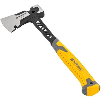 Powermat Hache De Charpentier 910 G Hachette Outil 3 En 1 Hache En Bois Professionnelle - Publicité Powermat Hache De Charpentier 910 G Hachette Outil 3 En 1 Hache En Bois Professionnelle - Publicité