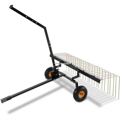 Vevor Râteau Déchaumeur À Gazon 1500 Mm Pour Vtt Ou Tondeuse 24 Dents 400x410 Mm - Publicité Vevor Râteau Déchaumeur À Gazon 1500 Mm Pour Vtt Ou Tondeuse 24 Dents 400x410 Mm - Publicité