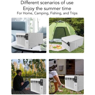 Sans Marque/générique Climatiseur Portable 1900btu Compact Refroidissement Rapide Pour Camping Et Bure - Publicité Sans Marque/générique Climatiseur Portable 1900btu Compact Refroidissement Rapide Pour Camping Et Bure - Publicité