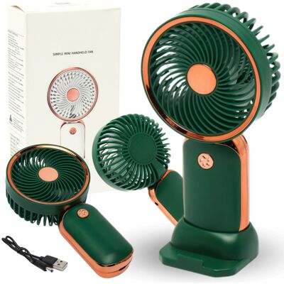 Sans Marque Ventilateur De Bureau Portable Rose Avec Usb - Publicité Sans Marque Ventilateur De Bureau Portable Rose Avec Usb - Publicité