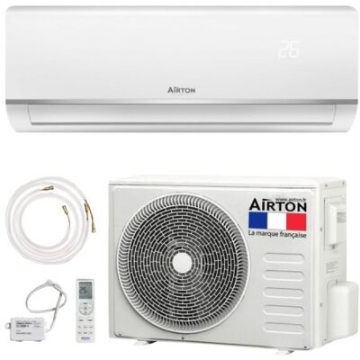 Pack Climatiseur Réversible Airton - Prêt À Poser - 2100w - Readyclim 6m - Clé - Publicité Pack Climatiseur Réversible Airton - Prêt À Poser - 2100w - Readyclim 6m - Clé - Publicité