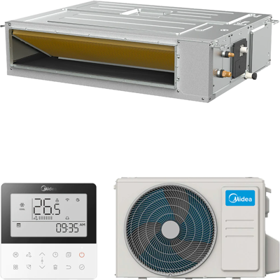 Canalisation Climatiseur Midea Mtju7124n8q1 Avec Pompe À Chaleur 24000btu 7,1... Publicité Canalisation Climatiseur Midea Mtju7124n8q1 Avec Pompe À Chaleur 24000btu 7,1... Publicité