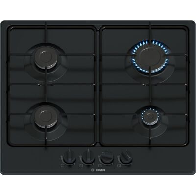 Bosch PGP6B6K80 - Noir - Plaque de cuisson à gaz - Publicité Bosch PGP6B6K80 - Noir - Plaque de cuisson à gaz - Publicité