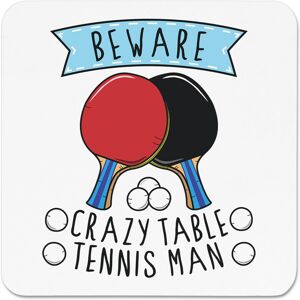 Gift Base Avertir L'Homme Fou Du Tennis De Table Magnétique De Frigo Ping Pong Sport Drôle - Publicité Gift Base Avertir L'Homme Fou Du Tennis De Table Magnétique De Frigo Ping Pong Sport Drôle - Publicité