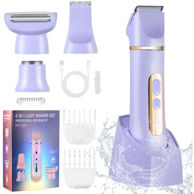 Hatteker Tondeuse Barbe Nez Corps Femmes 6en1 Étanche Rechargeable Multifonction - Publicité Hatteker Tondeuse Barbe Nez Corps Femmes 6en1 Étanche Rechargeable Multifonction - Publicité