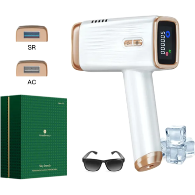 Épilateur Lumière Pulsée Ipl Kinseibeauty E3 Refroidissement Ice 500000 Flashes - Publicité Épilateur Lumière Pulsée Ipl Kinseibeauty E3 Refroidissement Ice 500000 Flashes - Publicité