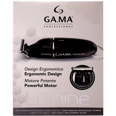 Gama Professional Ga.Ma Professional Lumine Beetle Cc - Tondeuse Barbe - Publicité Gama Professional Ga.Ma Professional Lumine Beetle Cc - Tondeuse Barbe - Publicité