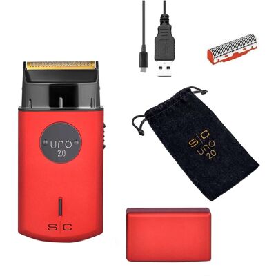 Rasoir Électrique Professionnel Stylecraft Uno 2.0 Lame Unique Rouge - Publicité Rasoir Électrique Professionnel Stylecraft Uno 2.0 Lame Unique Rouge - Publicité
