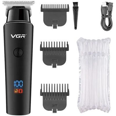 Vgr Tondeuse À Cheveux Barbe Professionnelle Pour Hommes Électrique Rechargeable Usb - Publicité Vgr Tondeuse À Cheveux Barbe Professionnelle Pour Hommes Électrique Rechargeable Usb - Publicité