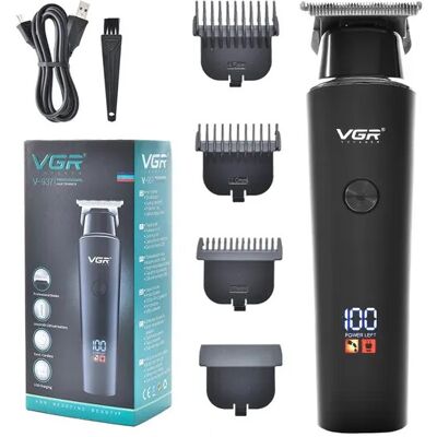 Vgr Tondeuse À Cheveux Barbe Professionnelle Pour Hommes Électrique Rechargeable Usb - Publicité Vgr Tondeuse À Cheveux Barbe Professionnelle Pour Hommes Électrique Rechargeable Usb - Publicité