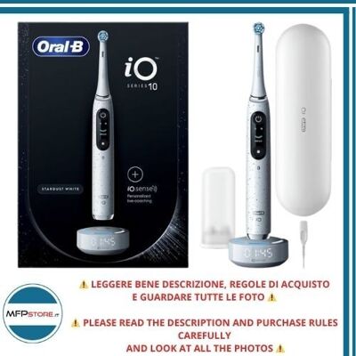 Brosse à dents électrique Oral-B iO Série 10 - IA, 7 Modes, Bluetooth - Publicité Brosse à dents électrique Oral-B iO Série 10 - IA, 7 Modes, Bluetooth - Publicité