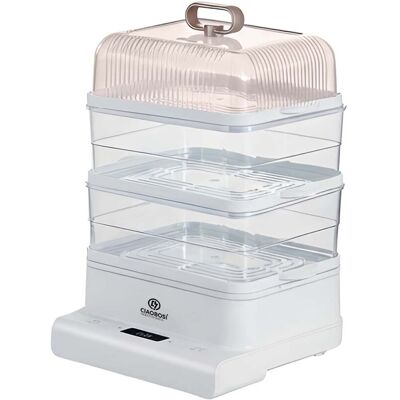 Avizar Cuiseur Vapeur Electrique 800w Avec 3 Étages Et Capacité Total 10l - Publicité Avizar Cuiseur Vapeur Electrique 800w Avec 3 Étages Et Capacité Total 10l - Publicité
