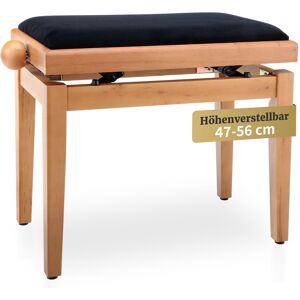 Classic Cantabile Banquette De Piano Clavier Numerique Siege Tabouret Banc Bois Reglable Merisier - Publicité Classic Cantabile Banquette De Piano Clavier Numerique Siege Tabouret Banc Bois Reglable Merisier - Publicité