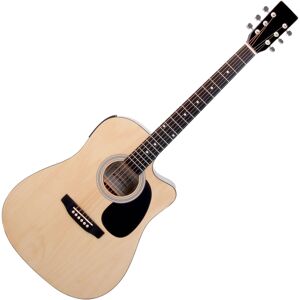 Classic Cantabile Guitare Acoustique Dreadnought Western Guitar Pickup Tuner 3-Band Eq Lcd Display - Publicité Classic Cantabile Guitare Acoustique Dreadnought Western Guitar Pickup Tuner 3-Band Eq Lcd Display - Publicité